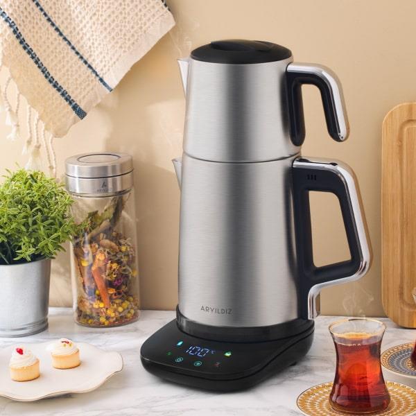 Aryıldız Vision Steel Çay Makinesi İnox