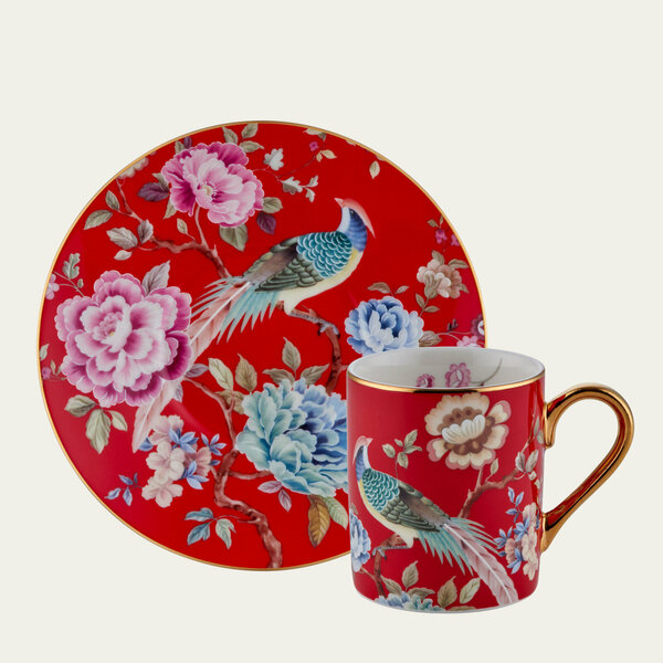 Roy King 90 cc 6'lı Kahve Fincanı Kırmızı