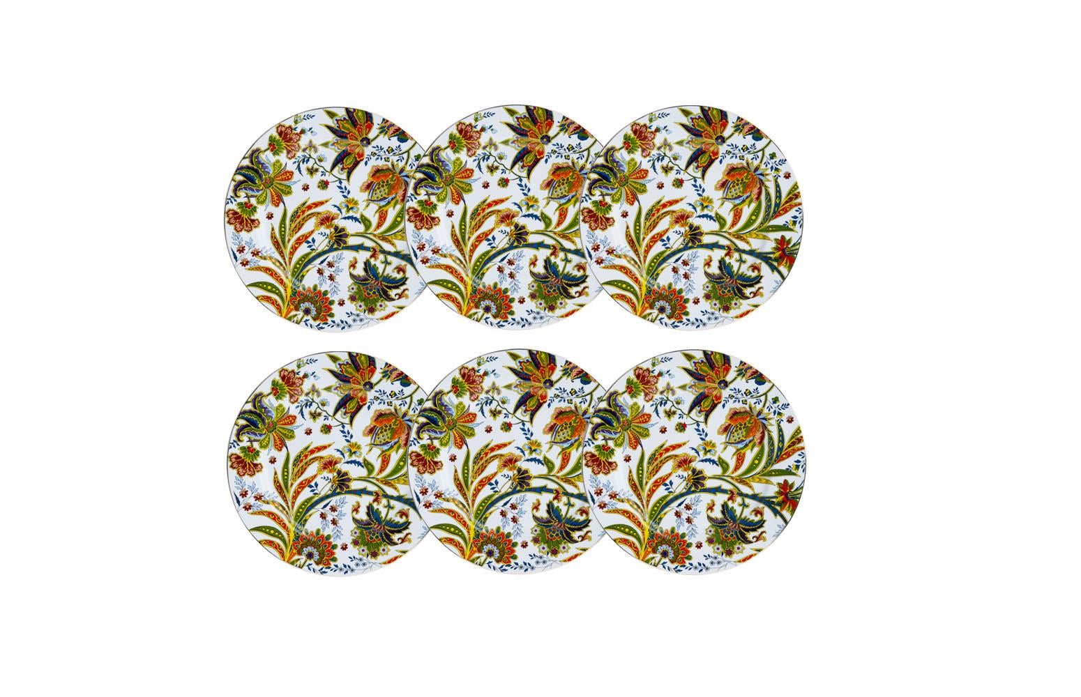 Lucky Art Yvette 6 lı Servis Tabağı 20 Cm