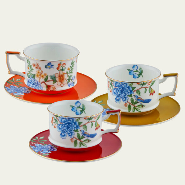 Roy King 2'li Çay Fincanı 3 Renk Mix 200 cc