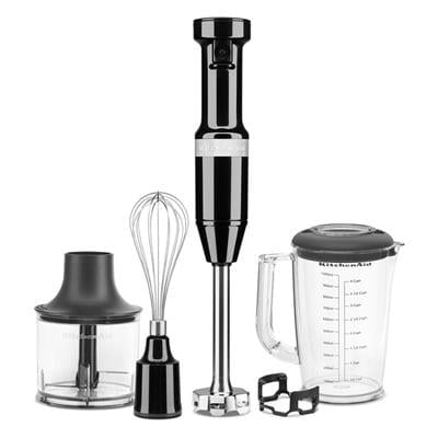 Kitchenaid Aksesuarlı El Blenderi Seti-Onyx Black