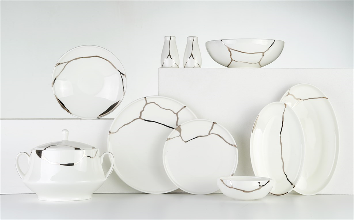 Leggno Chester Pre Silver CHEP1001SET24S 24 Parça Yemek Takımı