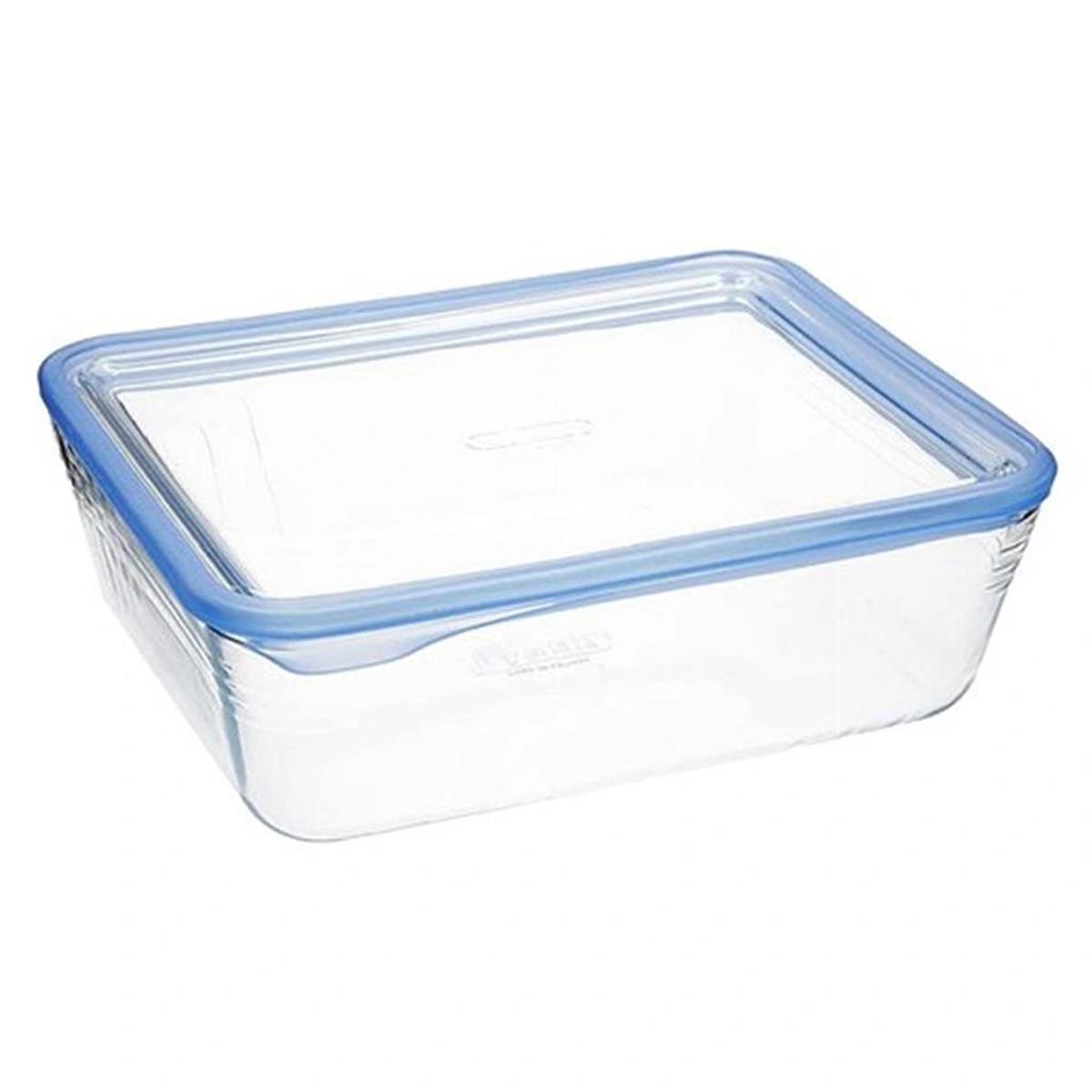 Pyrex Dikdörtgen Cam Kapaklı Saklama Kabı  0,8 L