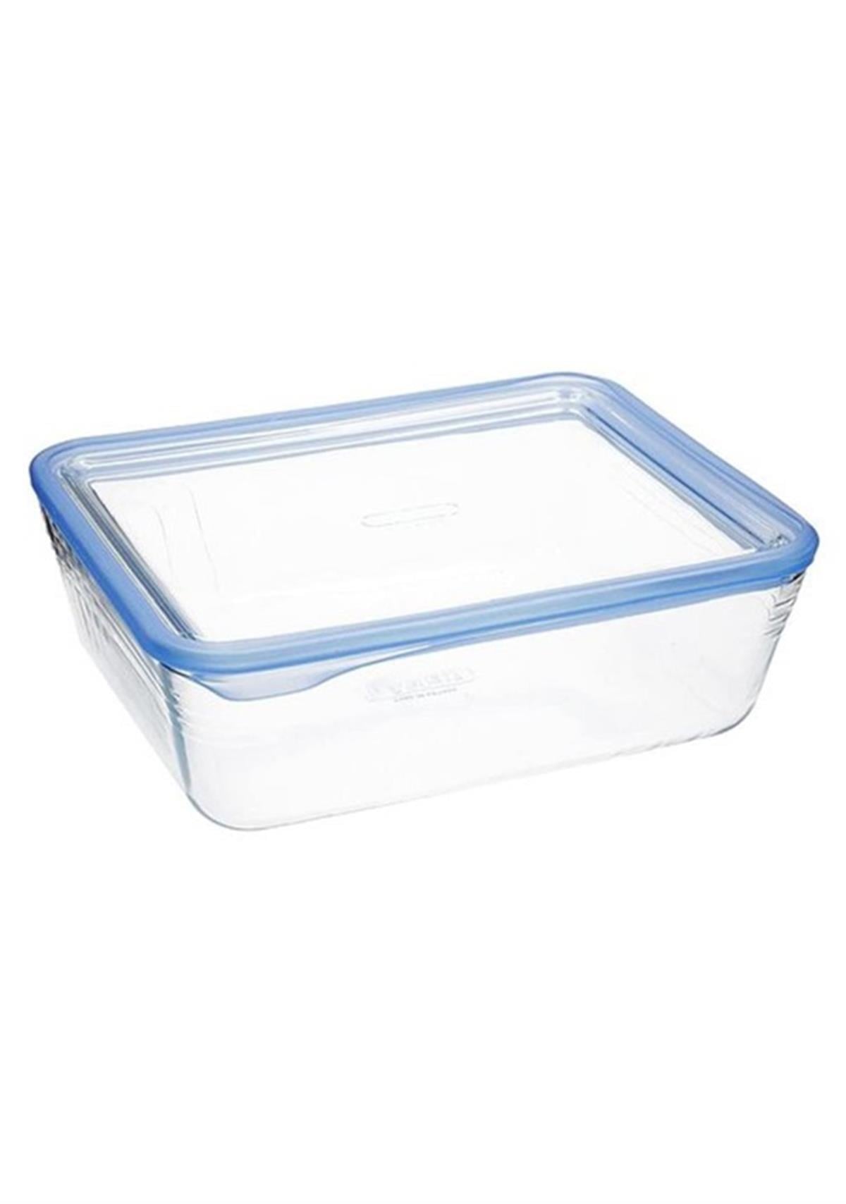 Pyrex Dikdörtgen Cam Kapaklı Saklama Kabı 1,5 L