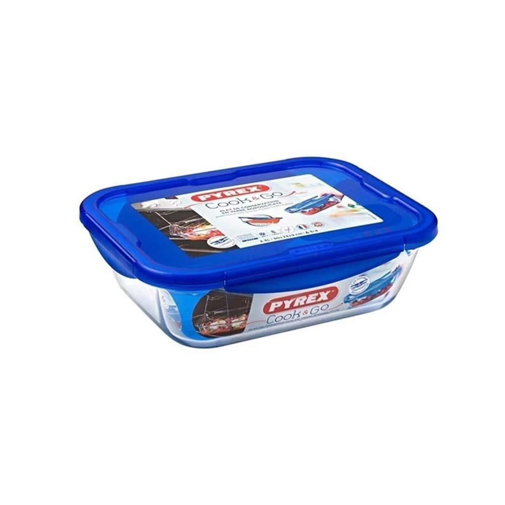 Pyrex Dikdörtgen Kapaklı Saklama Kabı 3,3 L