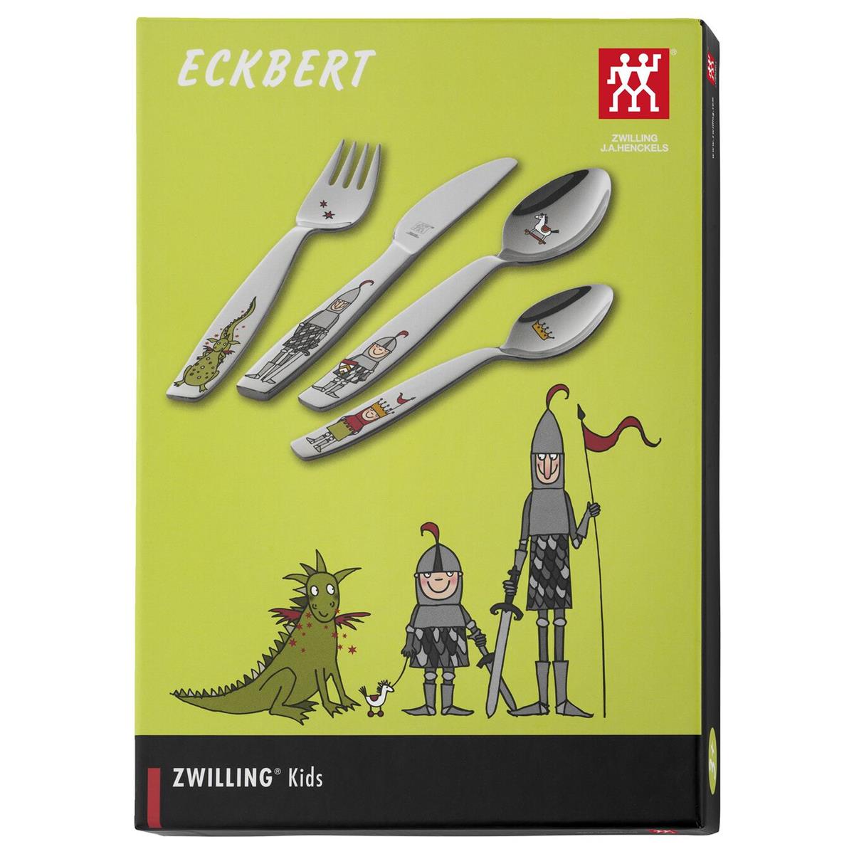Zwilling Ritter Eckbert Çocuk Çatal Kaşık Bıçak Seti | 18/10 Paslanmaz  Çelik | 4-Parça