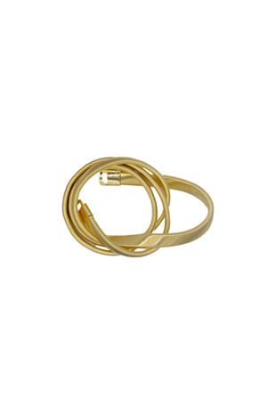 Altın Kaplama Kemer  9x3 mm