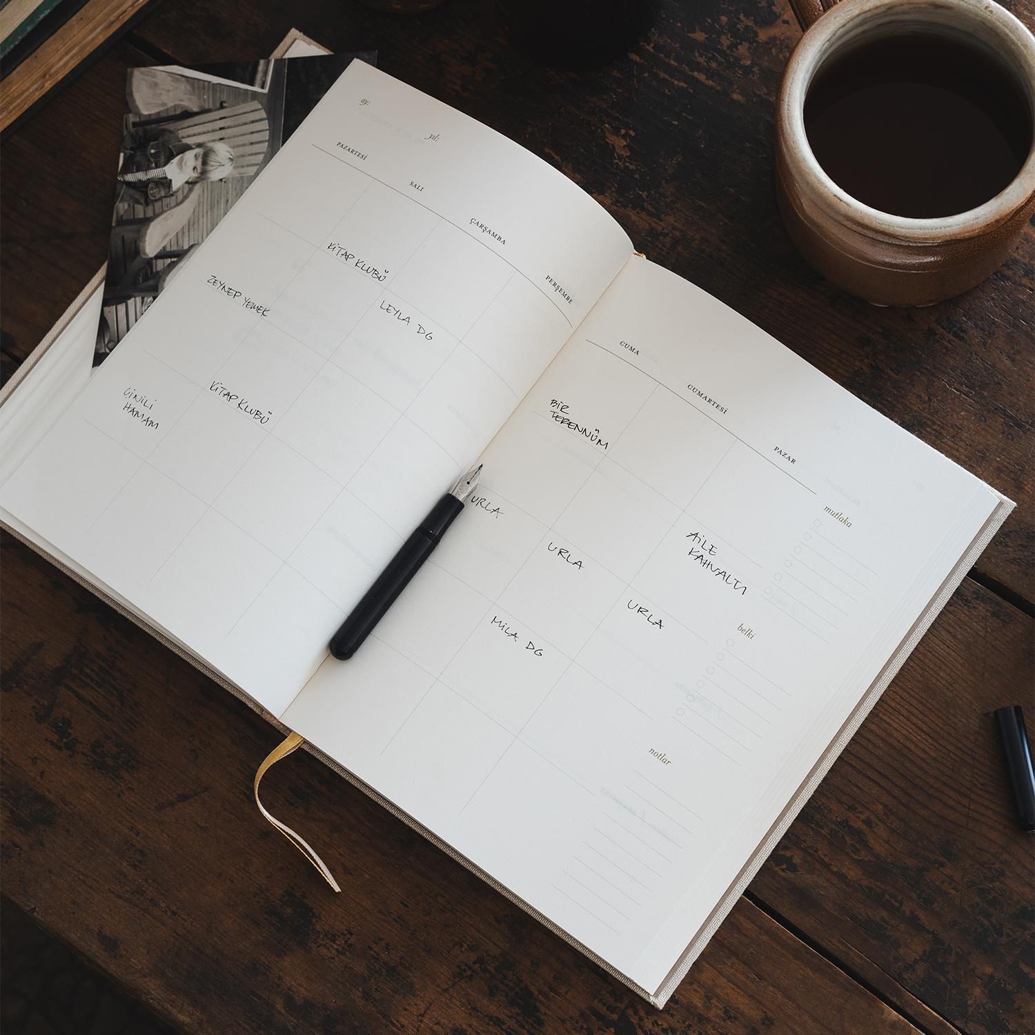 Nevi Şahsına Münhasır Süresiz Ajanda