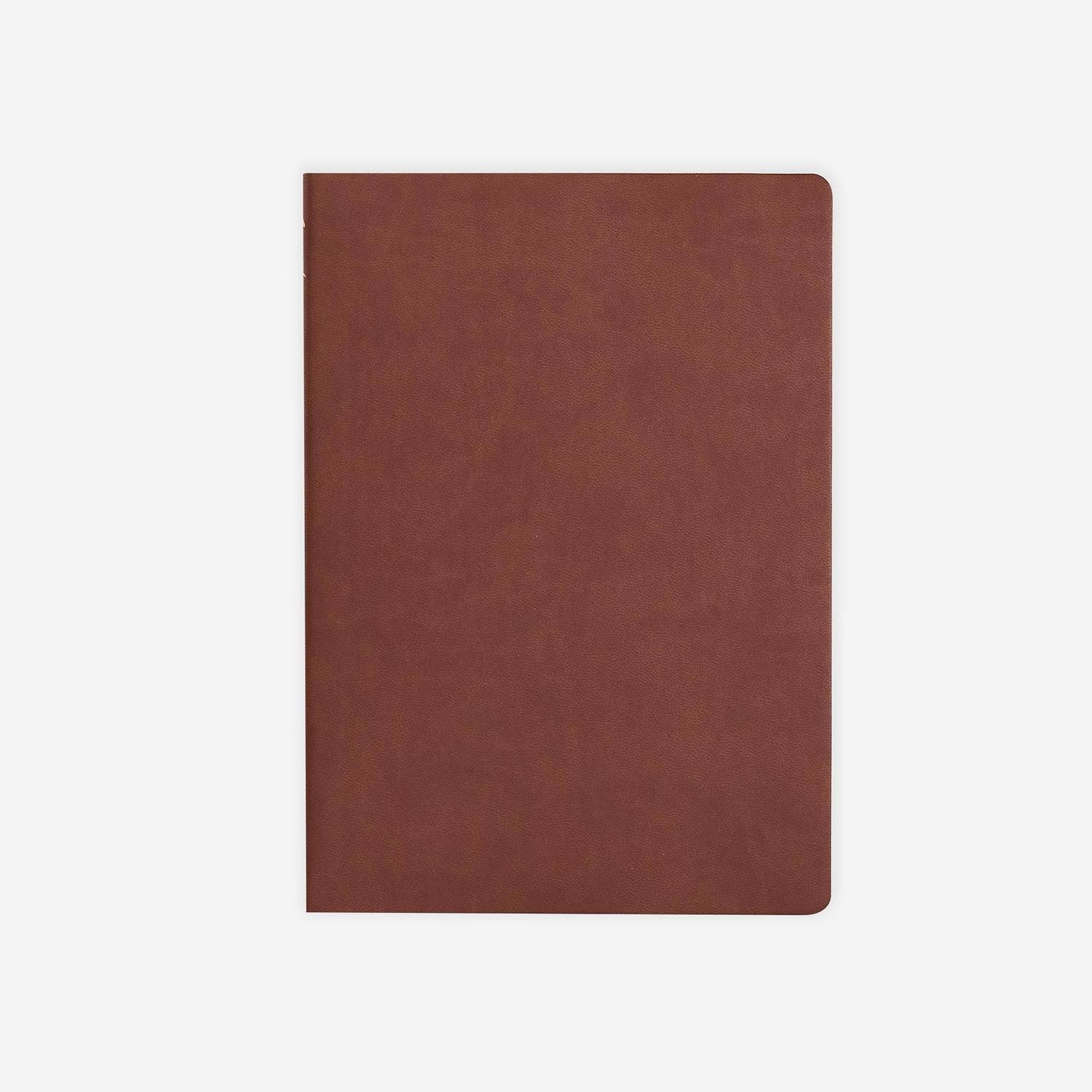 Karatis | Orta Boy Dolmakalem Defteri – Kahverengi Vegan Deri 