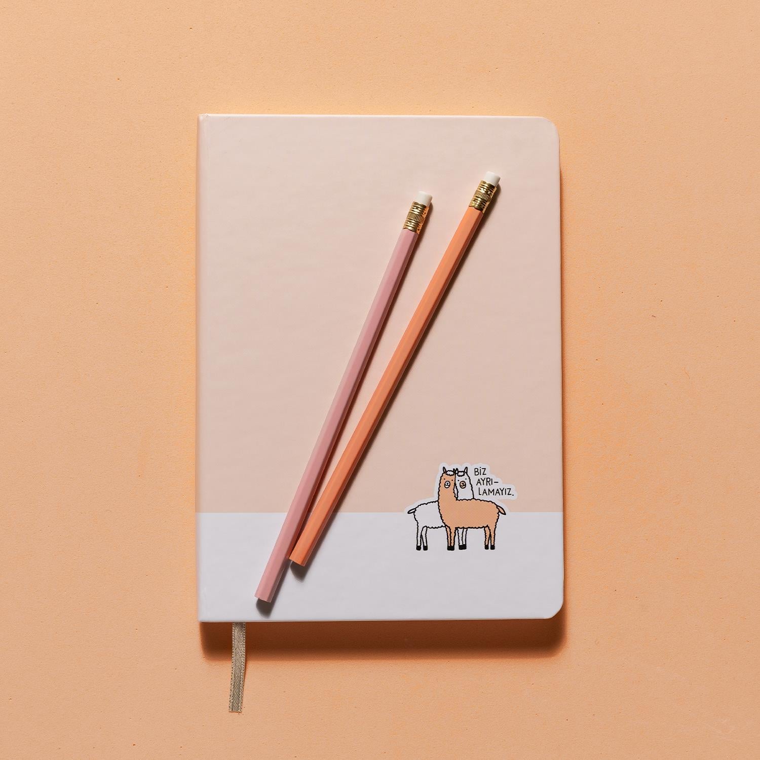 Biz Ayrılamayız Sert Kapaklı Defter