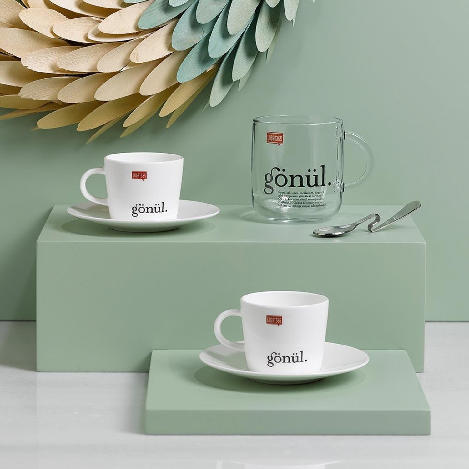 Gönül Porselen Türk Kahvesi Seti 2li