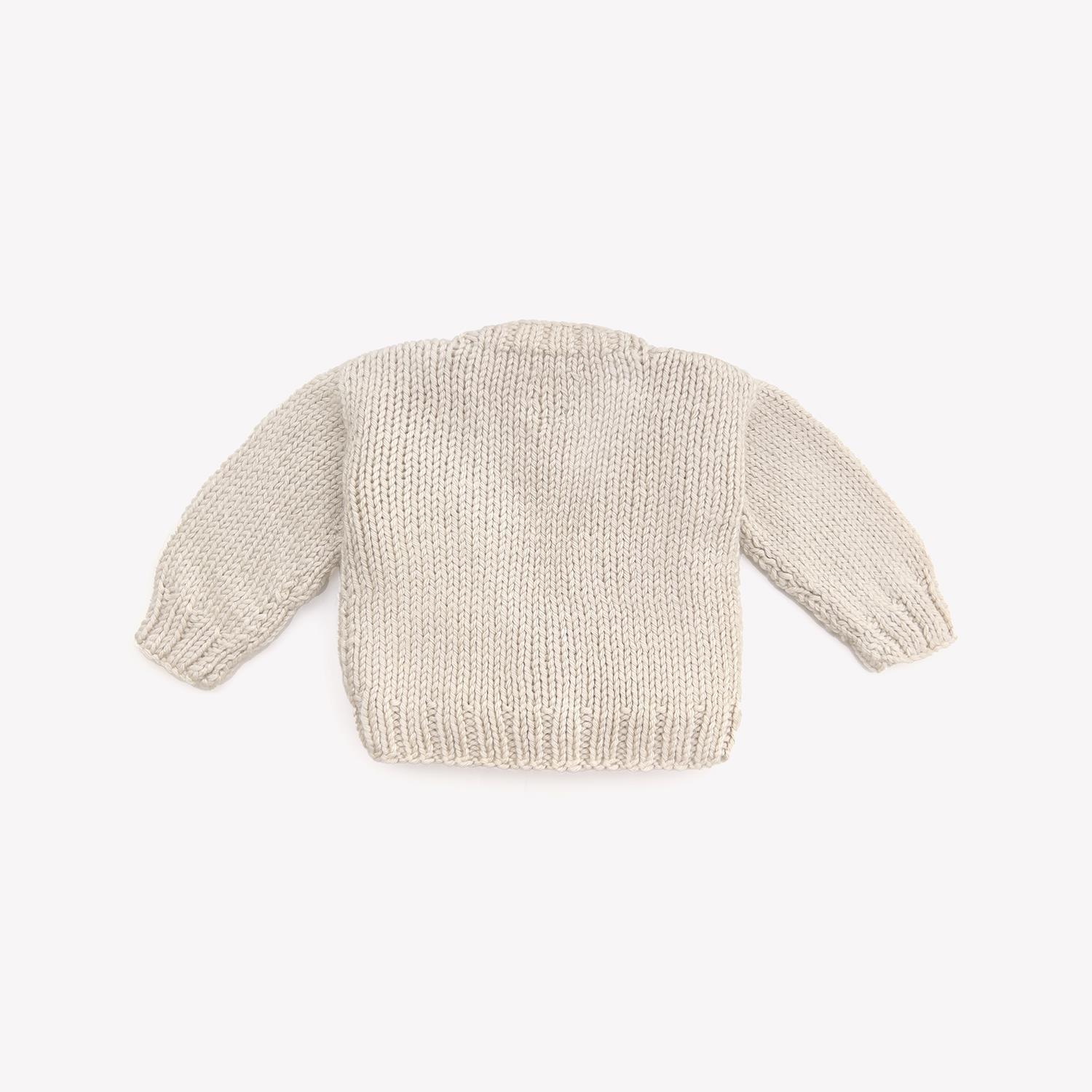 Yavru | El Örgüsü Bebek Hırkası Ekru