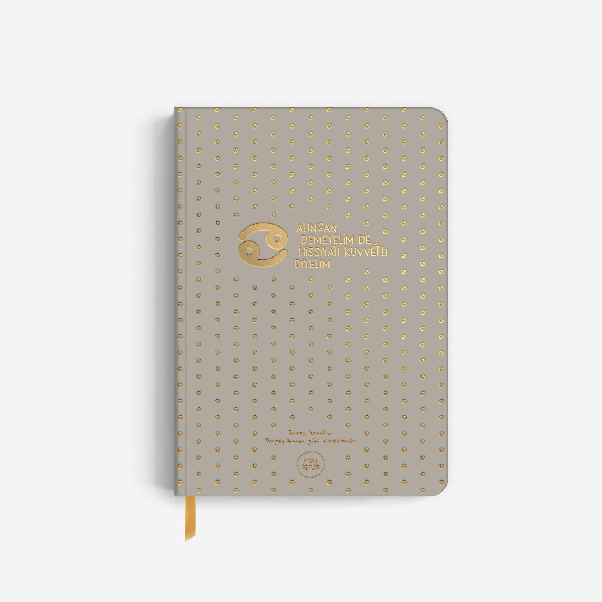 Hisli Şeyler Yengeç Burcu Sert Kapaklı Defter