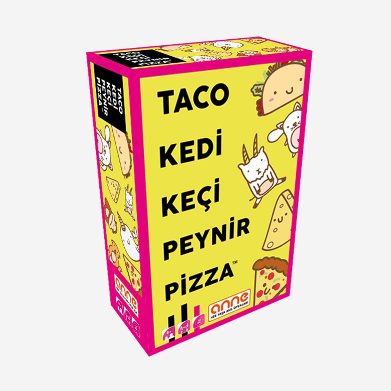 Taco Kedi Keçi Peynir Pizza Kutu Oyunu