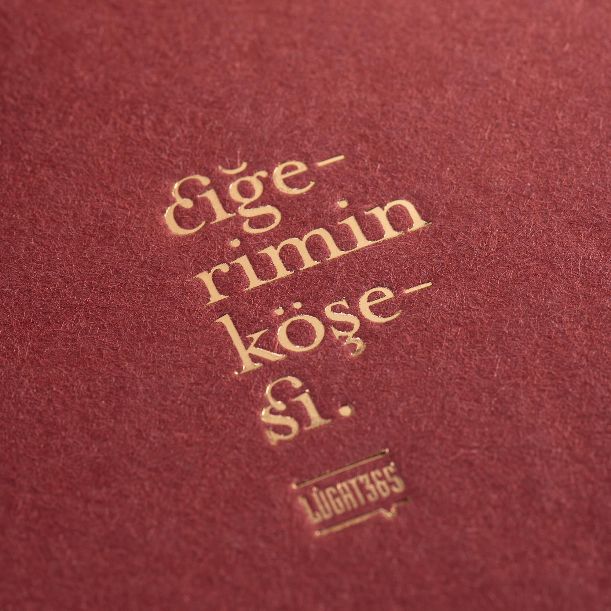 Ciğerimin Köşesi Sert Kapaklı Defter | Lûgat365 x Karatis