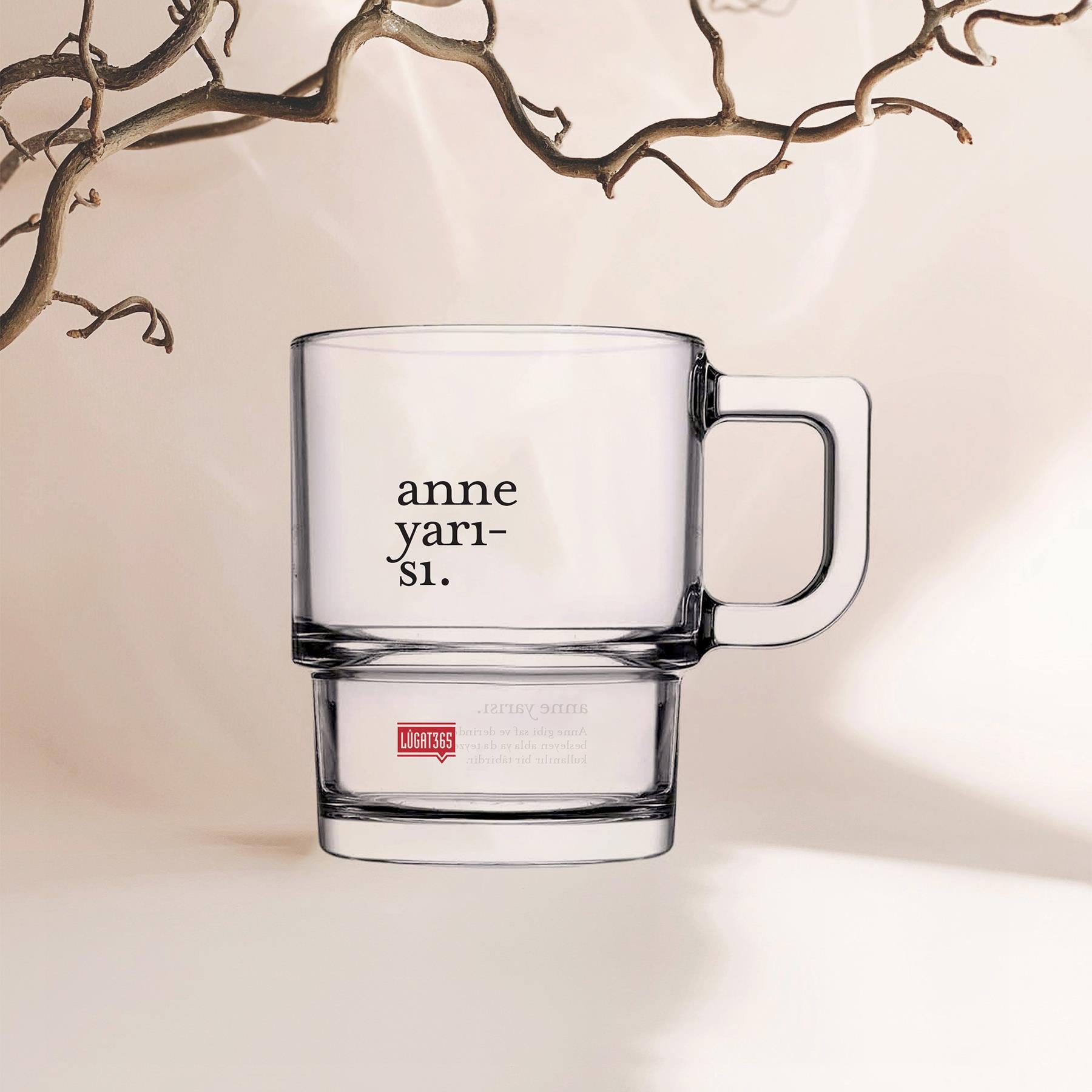 Anne Yarısı Cam Kupa