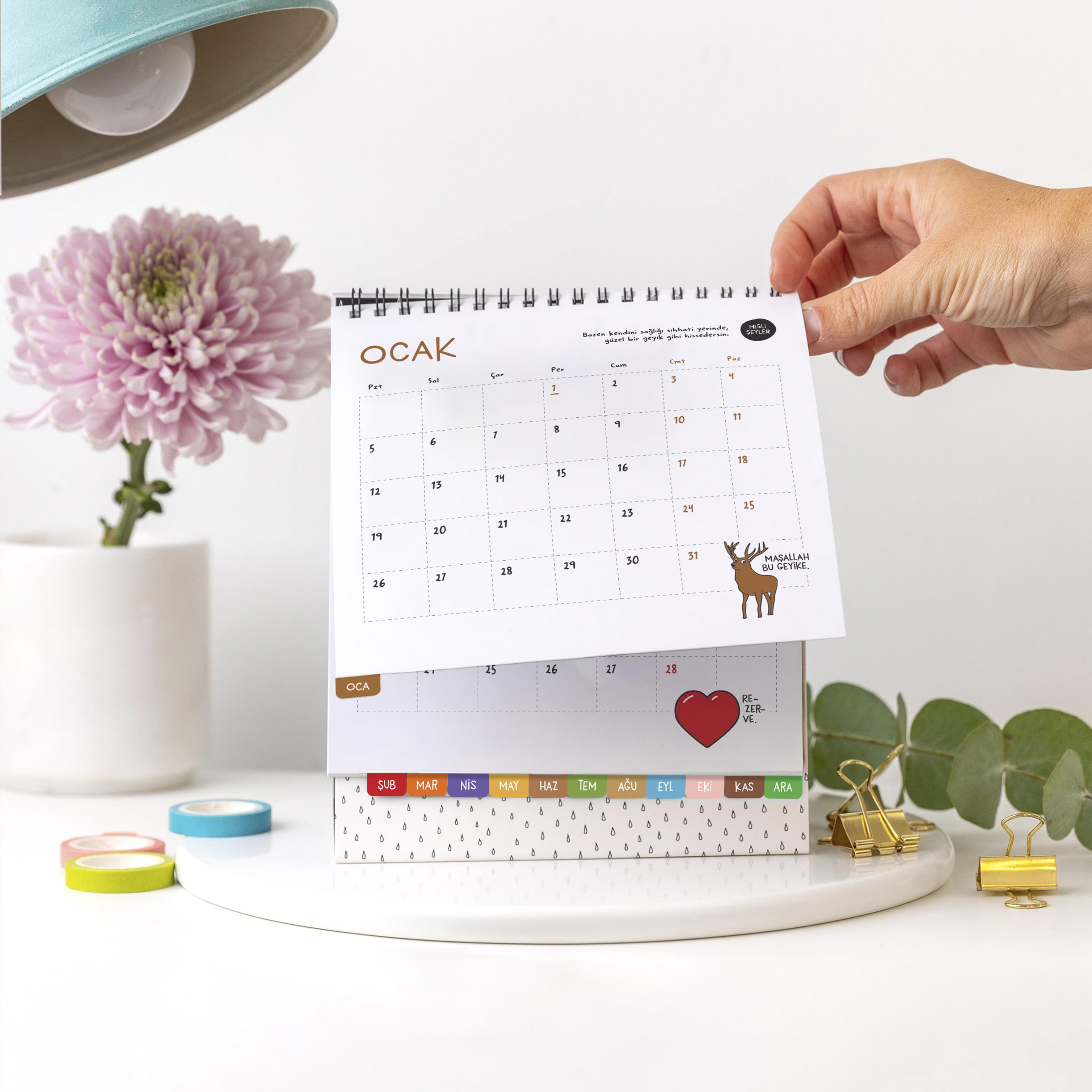 2026 Hisli Şeyler Takvimi