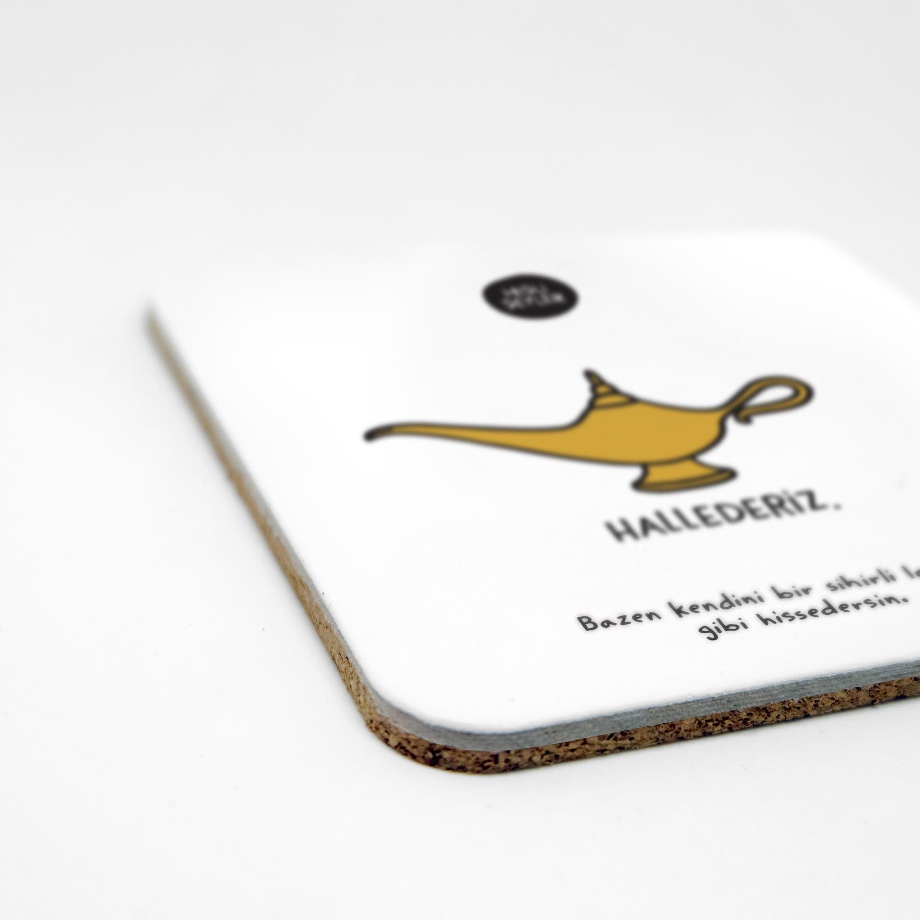 Hallederiz 2li Bardak Altlığı Seti