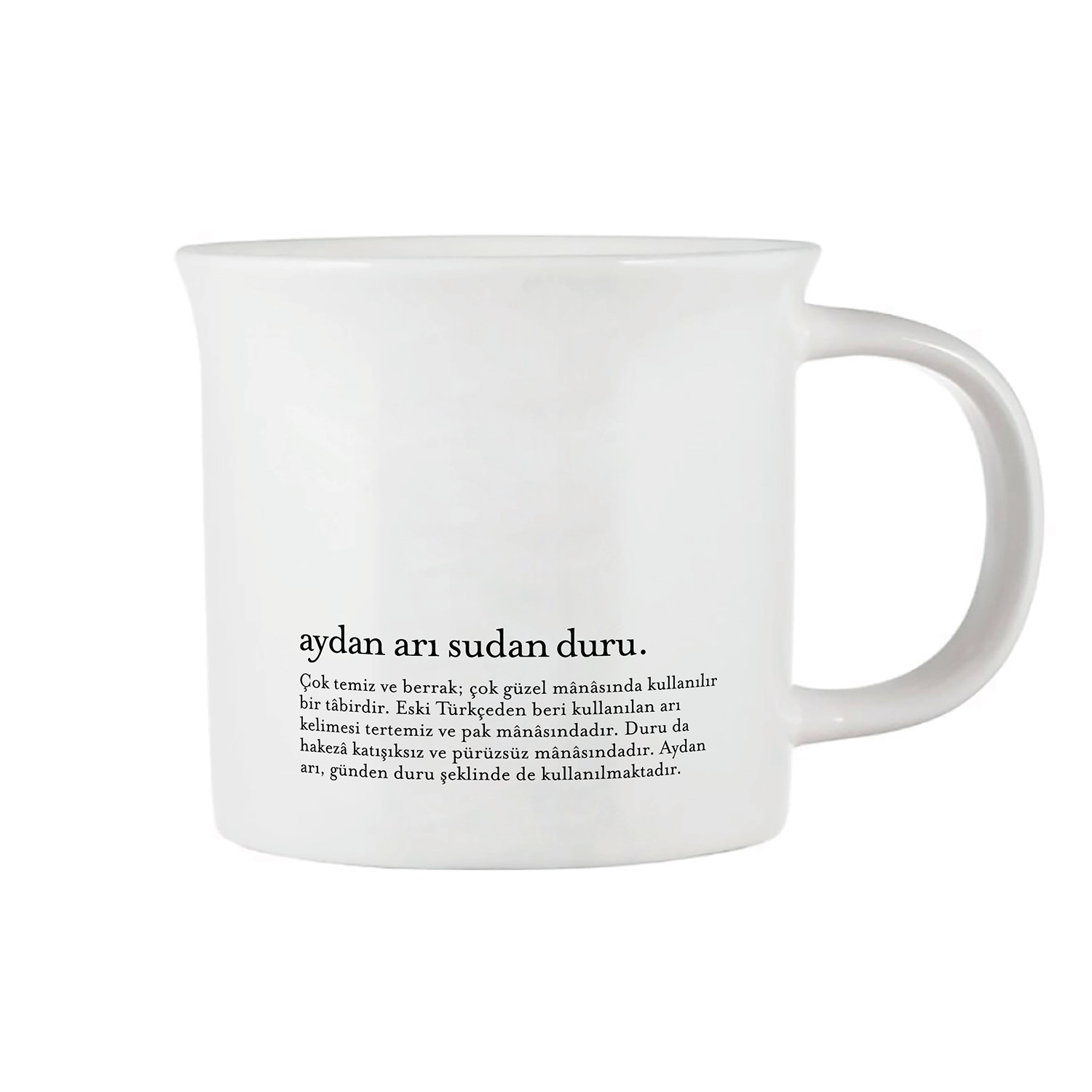 Aydan Arı Sudan Duru Porselen Kupa