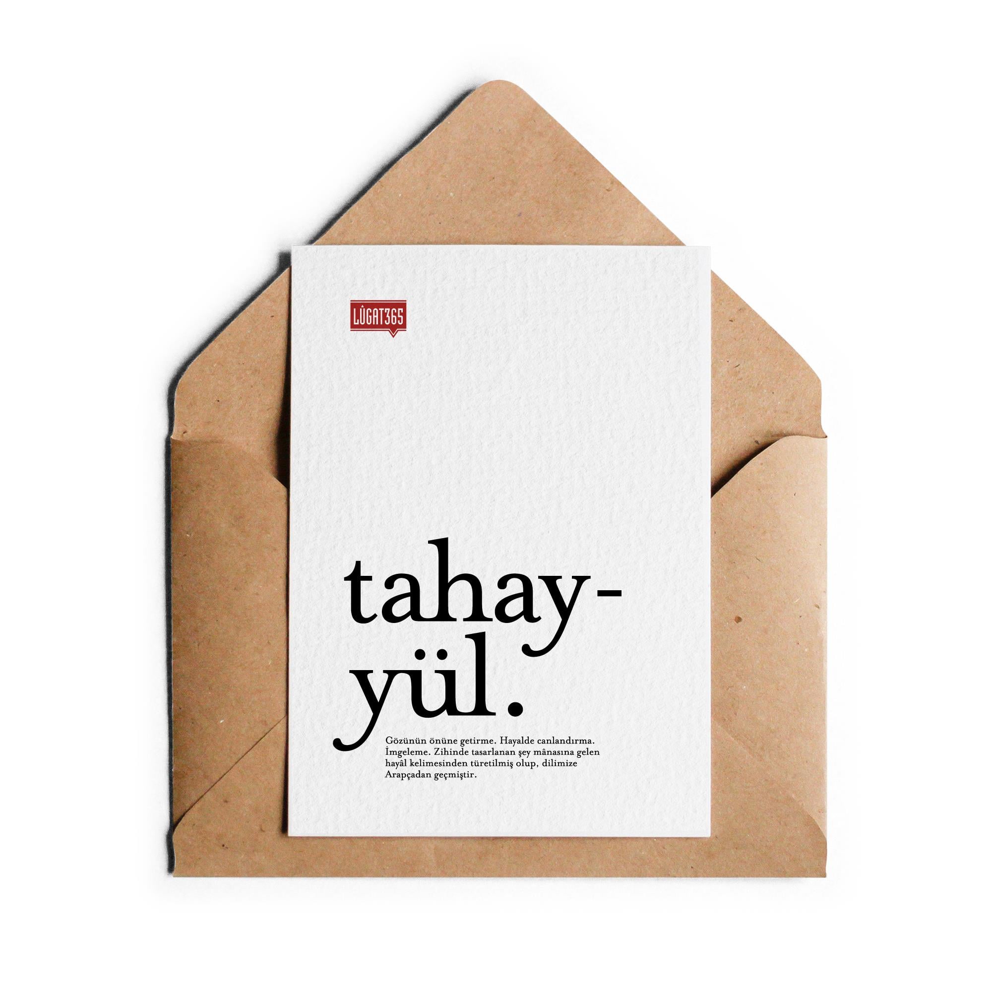 Lûgat365Tahayyül Kartpostal