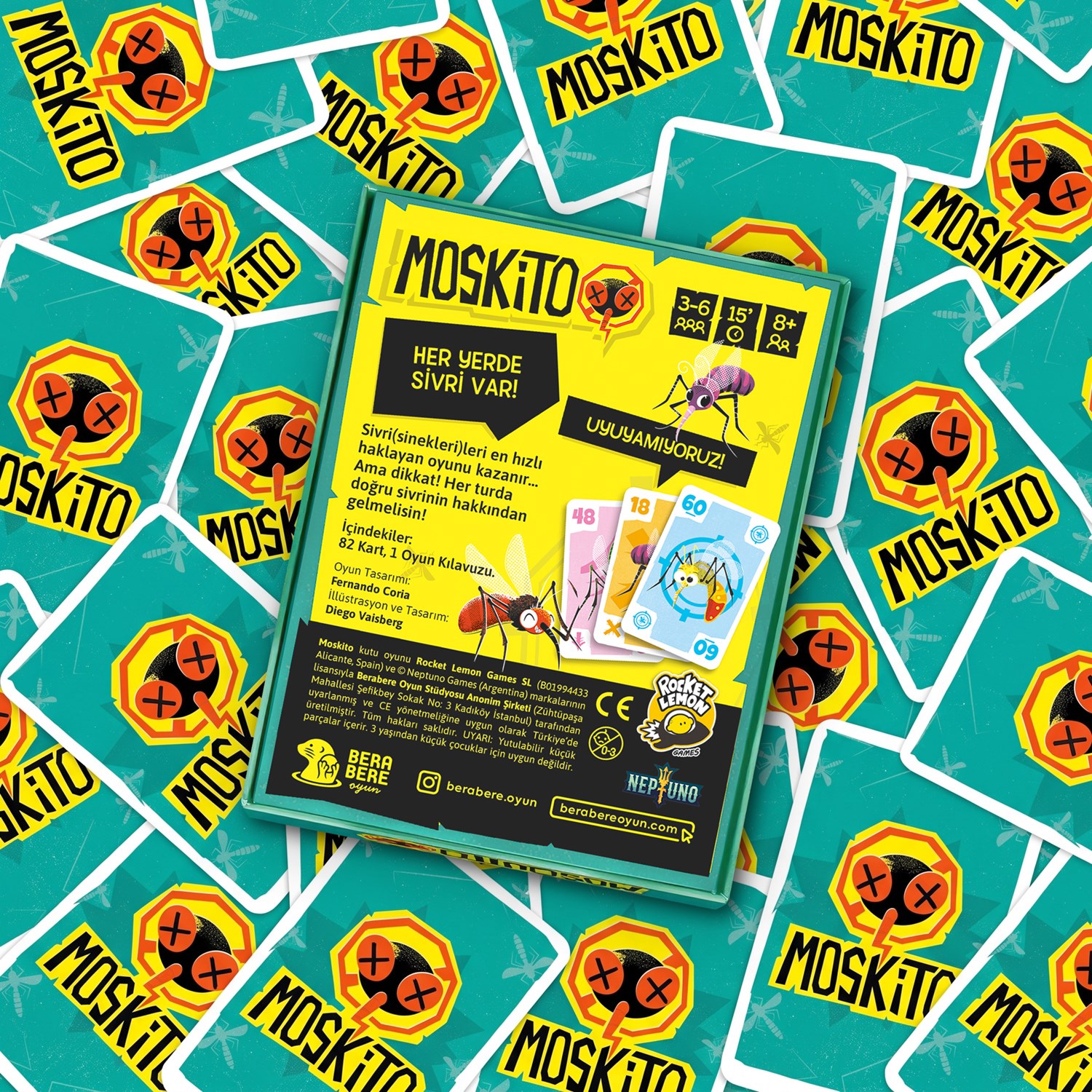 Moskito Kart Oyunu | Hızlı ve Eğlenceli Aile Oyunu