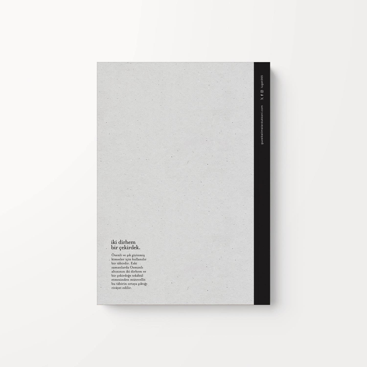 İki Dirhem Bir Çekirdek Defter