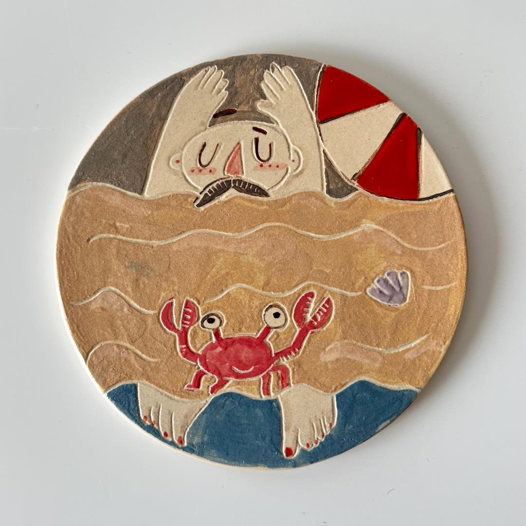 Tip Ceramic | Büyük Boy Altlık - Plaj