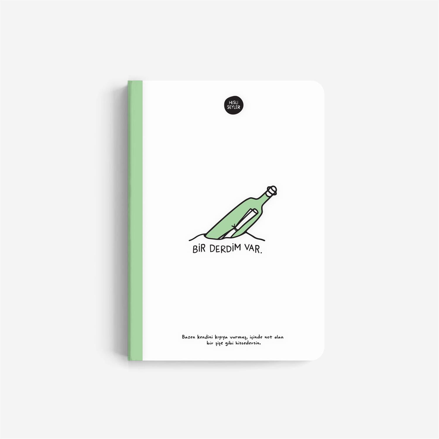 Bir Derdim Var Renkli Sayfalı Defter