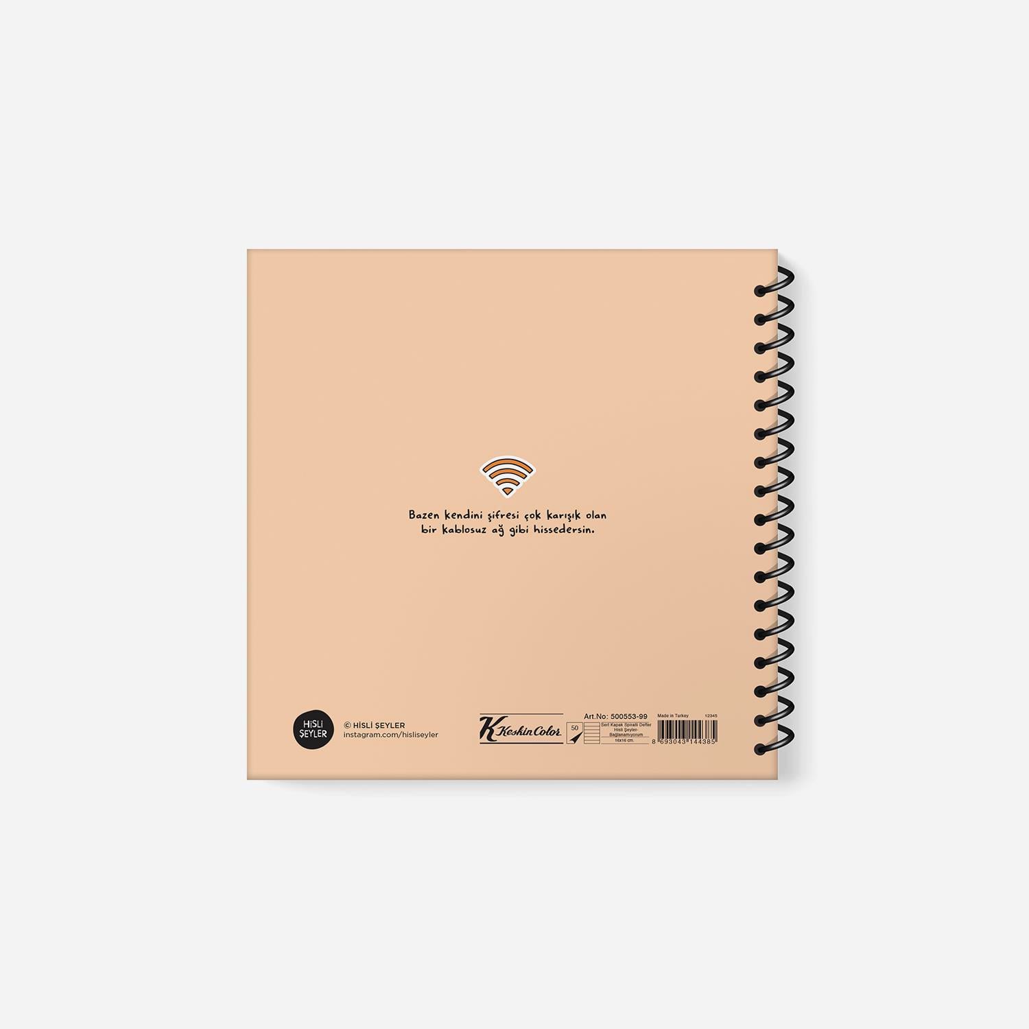 Bağlanamıyorum Sert Kapaklı Spiralli Defter