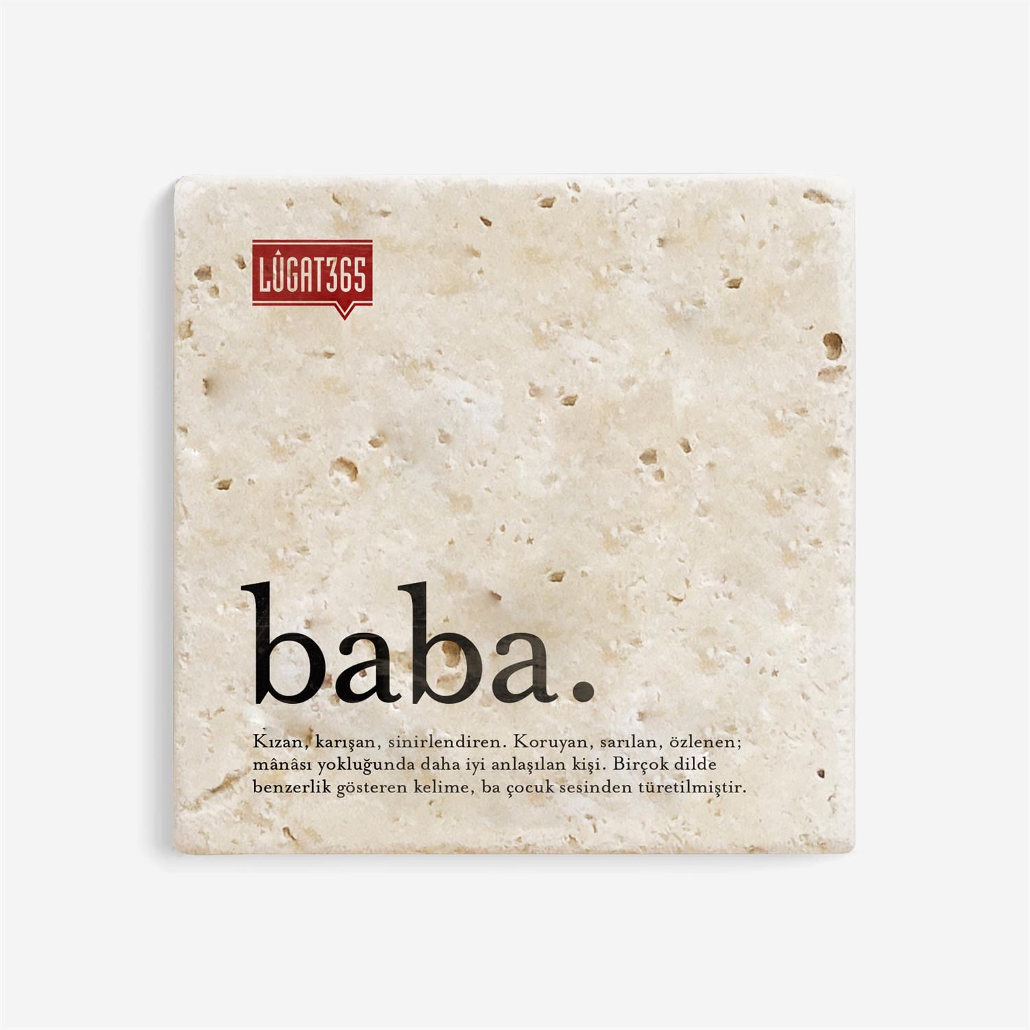 Baba Taş Bardak Altlığı