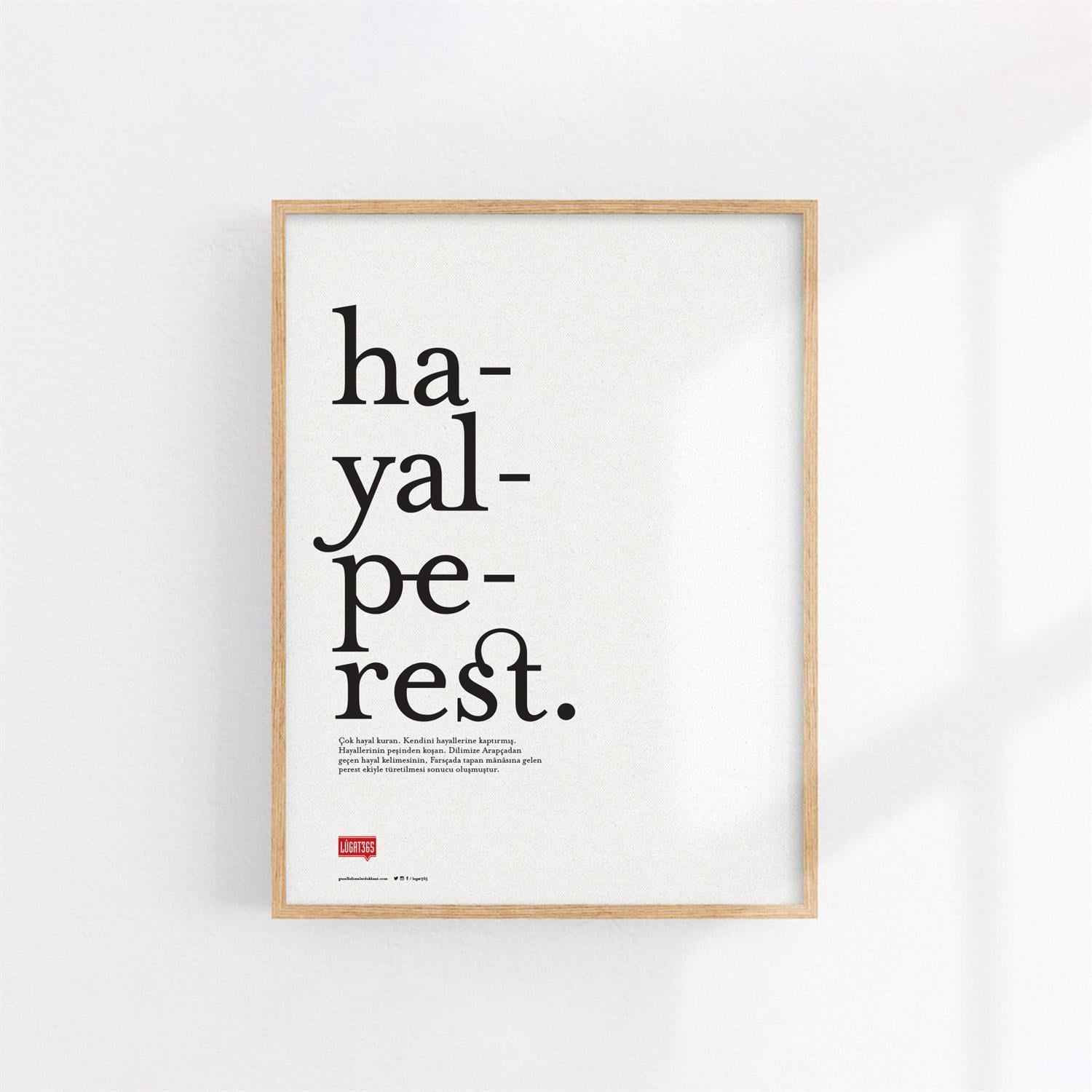 Hayalperest Poster (Çerçevesiz)