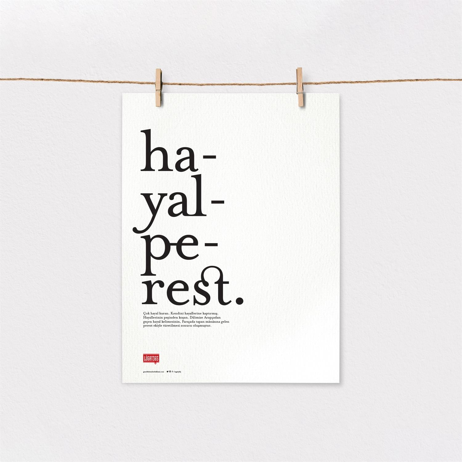 Hayalperest Poster (Çerçevesiz)