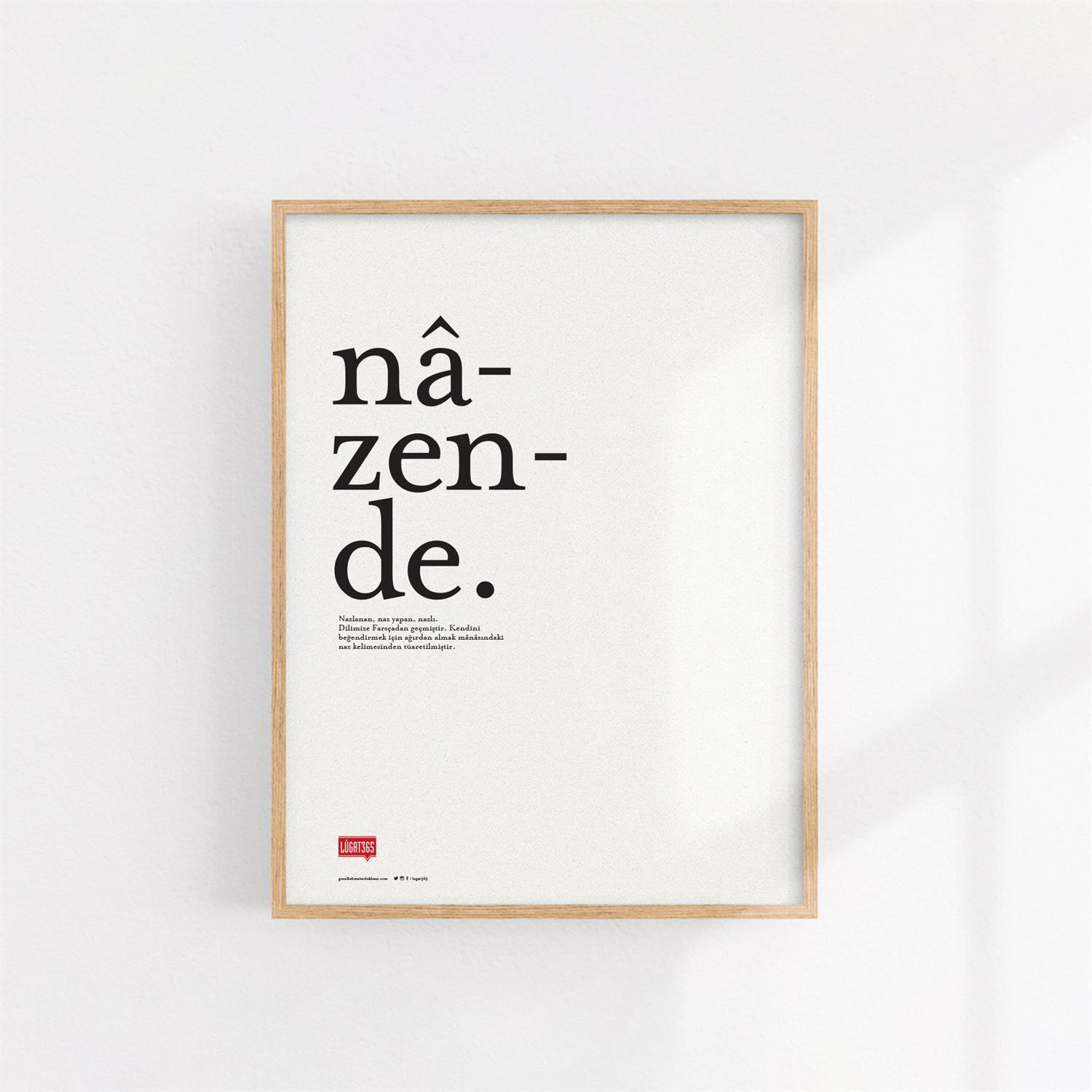 Nâzende Poster (Çerçevesiz)