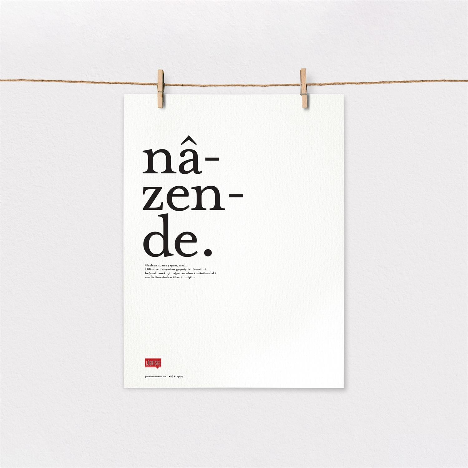 Nâzende Poster (Çerçevesiz)