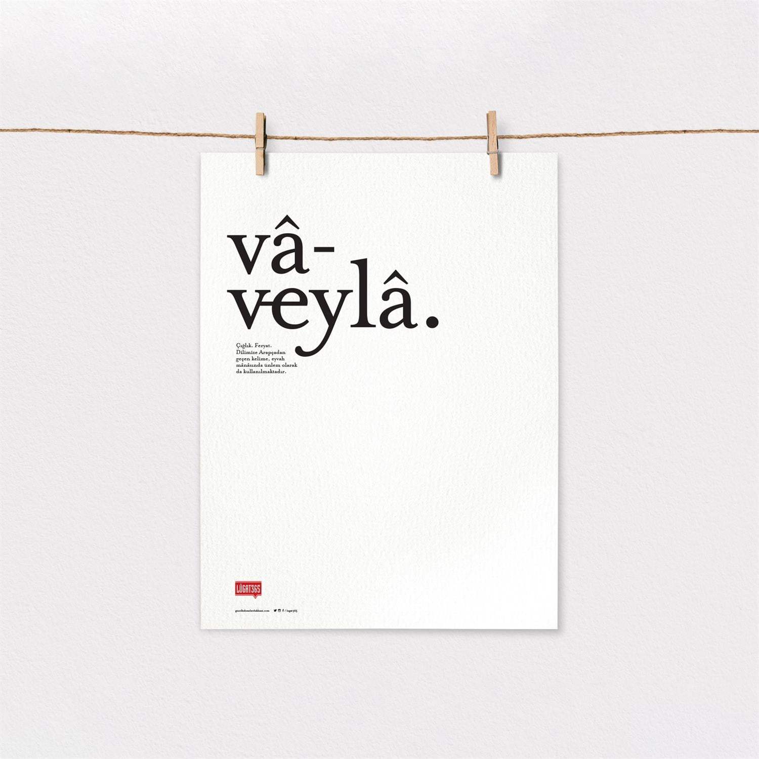 Vâveylâ Poster (Çerçevesiz)
