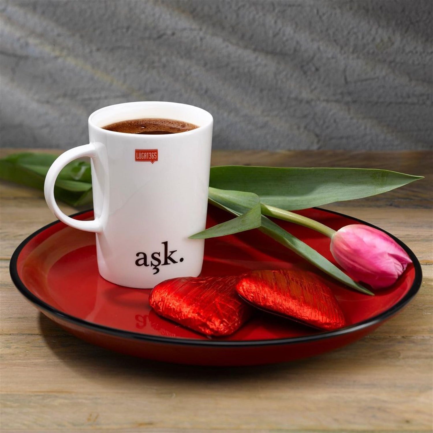 Aşk Porselen Kupa