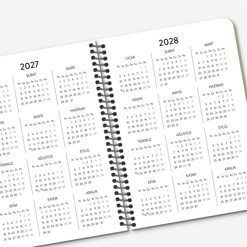 Zehir Gibiyim 2027 Haftalık Ajanda