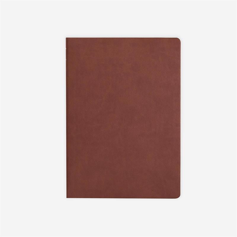 Karatis | Orta Boy Dolmakalem Defteri – Kahverengi Vegan Deri 