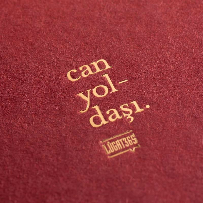 Can Yoldaşı Sert Kapaklı Defter | Lûgat365 x Karatis