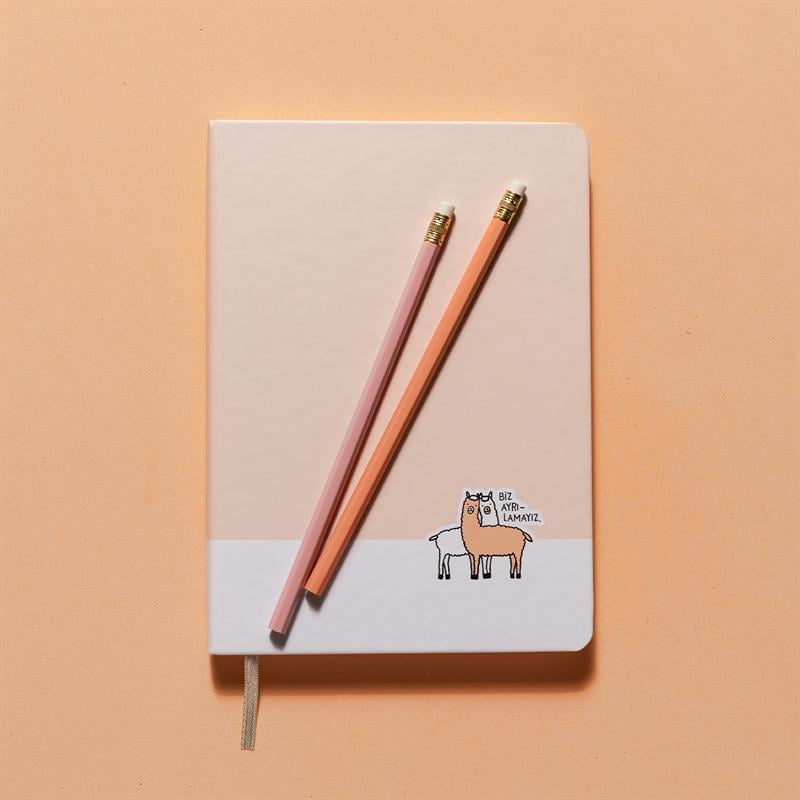 Biz Ayrılamayız Sert Kapaklı Defter