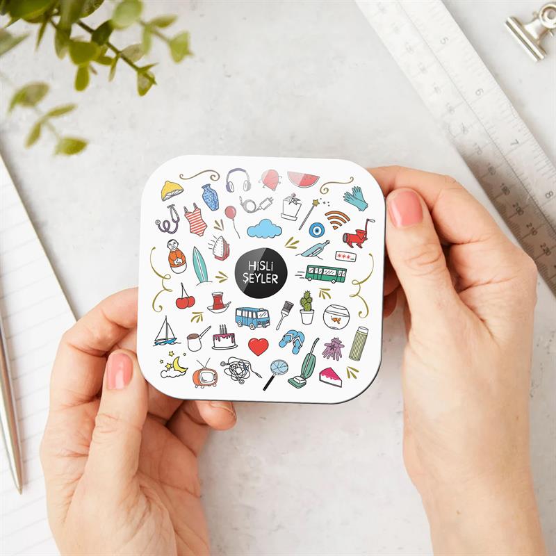 Hisli Şeyler Yengeç Burcu Cam Kupa