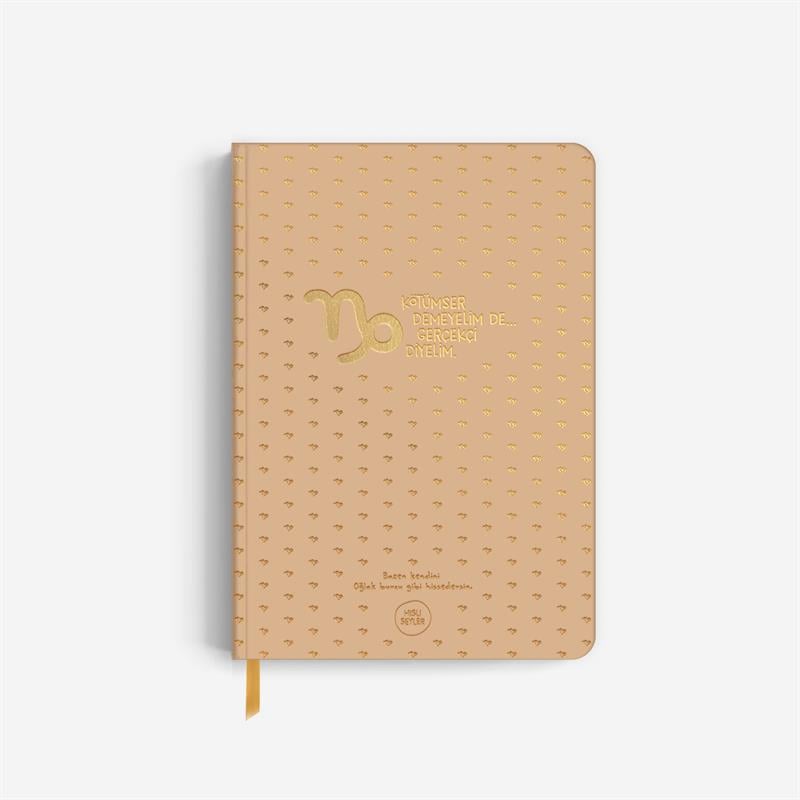 Hisli Şeyler Oğlak Burcu Sert Kapaklı Defter