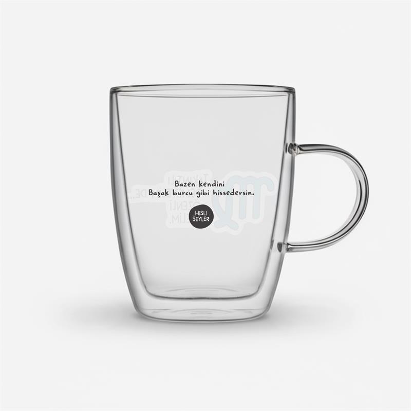 Hisli Şeyler Başak Burcu Cam Kupa