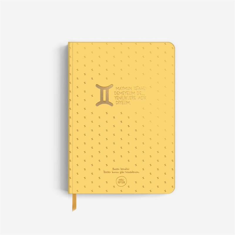 Hisli Şeyler İkizler Burcu Sert Kapaklı Defter