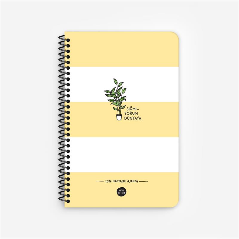 Sığmıyorum Dünyaya 2026 Haftalık Ajanda