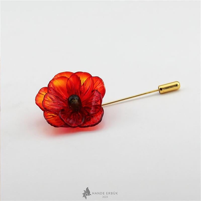 Hande Erbük | Gelincik Yaka İğnesi