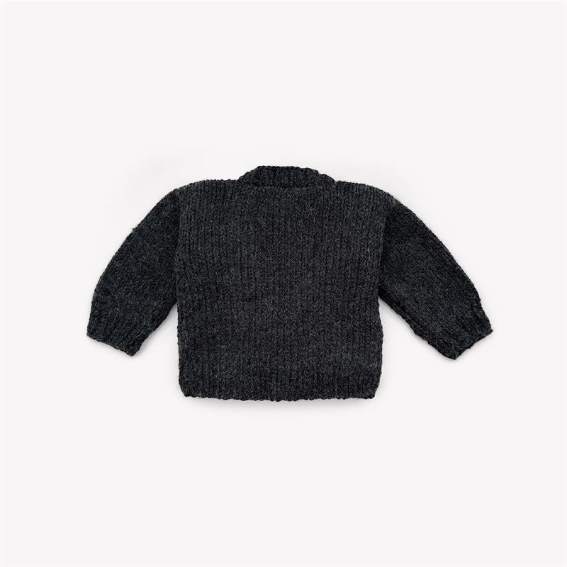 Yavru | El Örgüsü Bebek Hırkası Antrasit