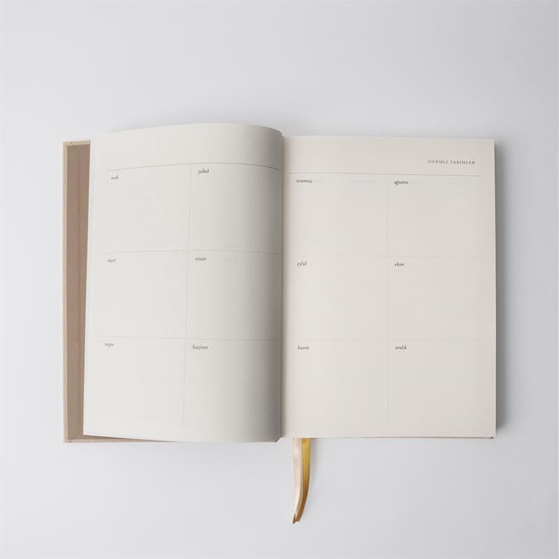 Nevi Şahsına Münhasır Süresiz Ajanda