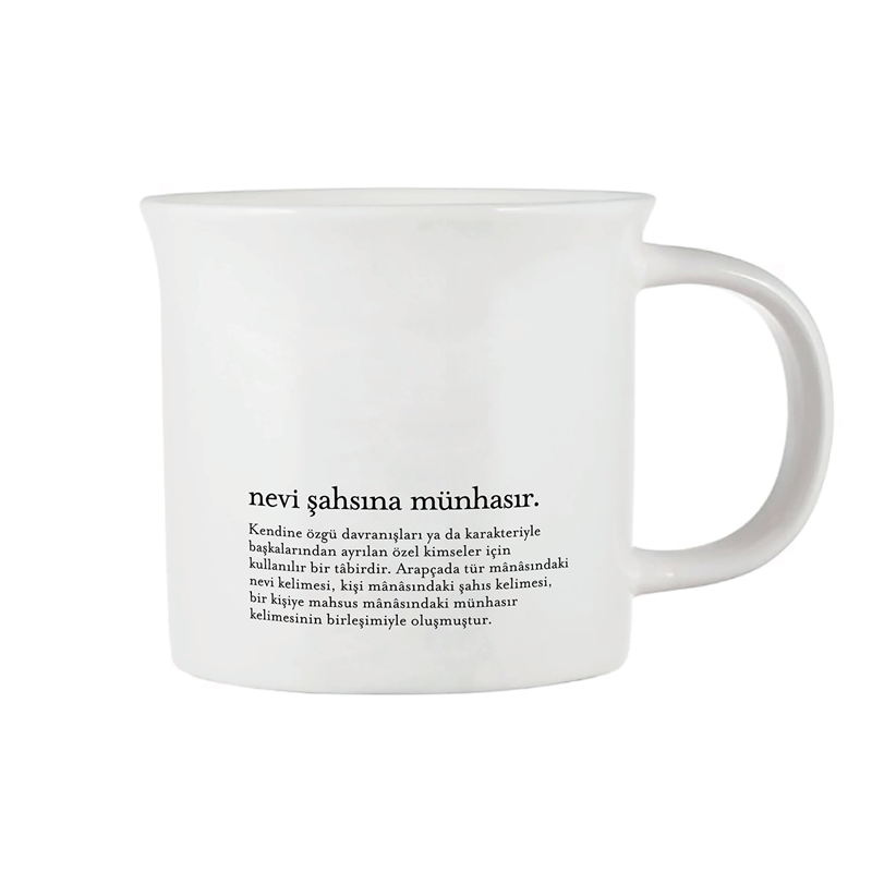 Nevi Şahsına Münhasır Porselen Kupa