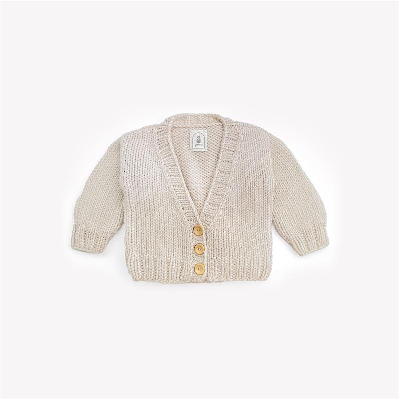 Yavru | El Örgüsü Bebek Hırkası Ekru